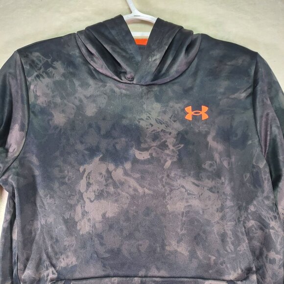 Under Armour Big Boys Fleece Cloud Hoodie black youth large - Picture 2 of 6